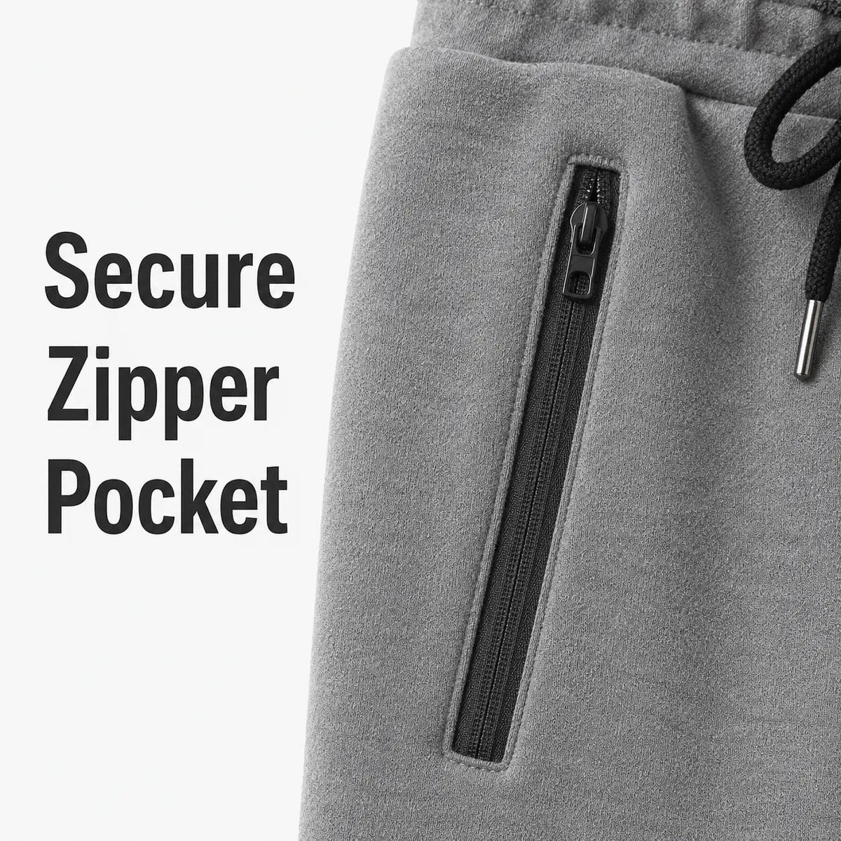 Unisex Essential Everyday Joggers with Zip Pockets