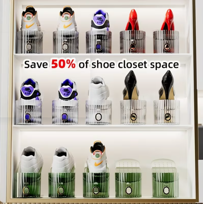 Adjustable Shoe Slot Organizer for Closet Space Saver