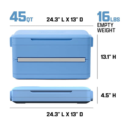 Portable foldable cooler