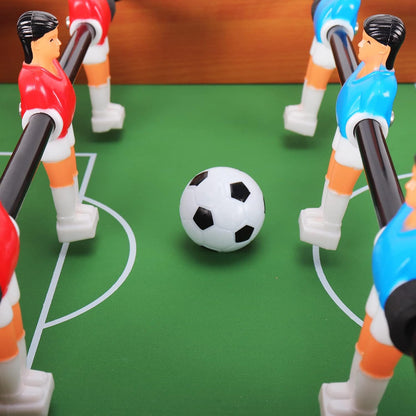 Foosball Table, Wooden Tabletop Soccer Game Set