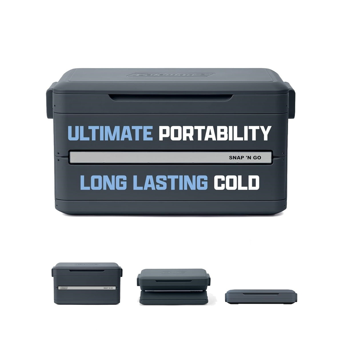 Portable foldable cooler