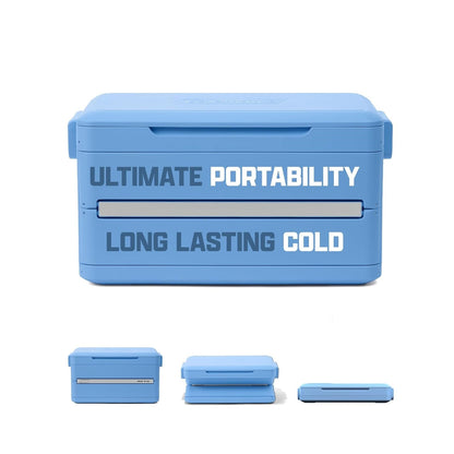 Portable foldable cooler