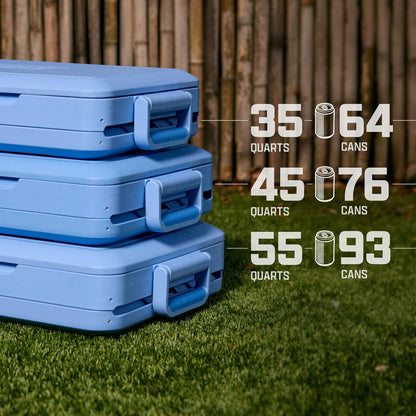 Portable foldable cooler