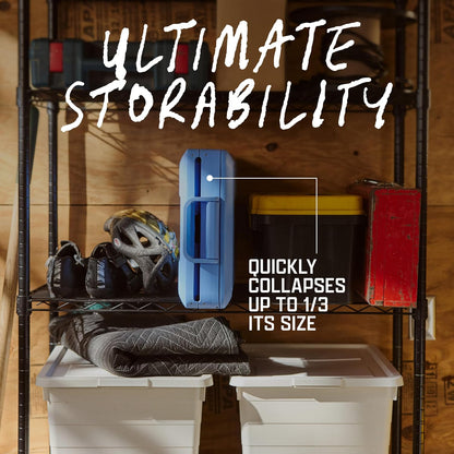Portable foldable cooler