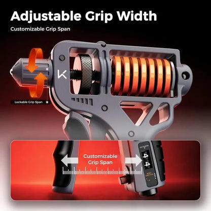 💪Ergonomic Adjustable H-Grip Hand Trainer – Forearm Strengthener